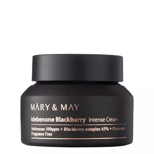Mary&May - Idebenone Blackberry Intense Cream - Przeciwzmarszczkowy Krem z Idebenonem - 70g