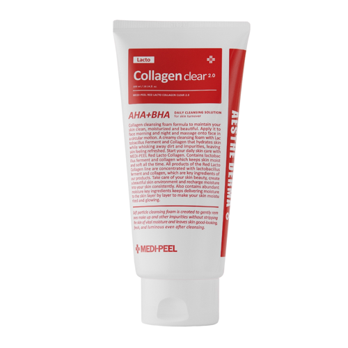 Medi-Peel - Red Lacto Collagen Clear 2.0 - Pianka Myjąca z Kolagenem - 300 ml
