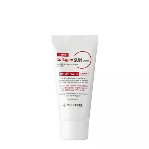 Medi-Peel - Red Lacto Collagen Sun Cream - Seboregulujący Krem z Filtrem - 50ml