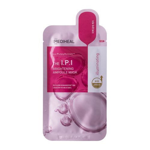 Mediheal -The I.P.I Brightening Ampoule Mask - Rozświetlająca Maska do Twarzy w Płachcie - 1szt/25ml