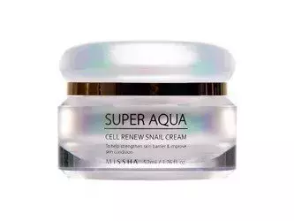 Missha - Super Aqua Cell Renew Snail Cream - Regenerujący Krem Do Twarzy Ze Śluzem Ślimaka - 52ml