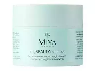 Miya - My Beauty Express - 3-minutowa Maseczka Wygładzająca z Aktywnym Węglem Kokosowym - 50g