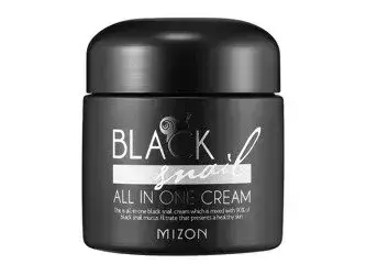 Mizon - Black Snail All in One Cream - Wielofunkcyjny Krem do Twarzy ze Śluzem Ślimaka - 75ml