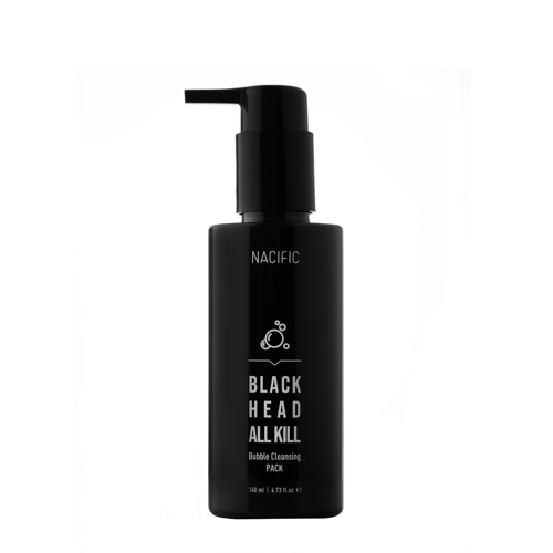 Nacific - Blackhead All Kill Bubble Cleansing Pack - Oczyszczająca Maska przeciw Zaskórniakom - 140ml