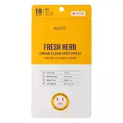Nacific - Fresch Herb Origin Clear Spot Patch 18 - Punktowa Pielęgnacja Trądzikowa oraz Zapobiegająca Powstawaniu Blizn Potrądzikowych - 18 plastrów - 10mm x 9mg, 12mm x 9mg