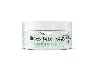 Nacomi - Algae Face Mask - Acne-Fighting Tea Tree Oil - Przeciwtrądzikowa Maska Algowa - Zielona Herbata - 42g