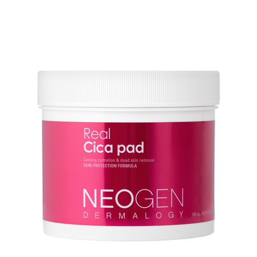 Neogen - Dermalogy Real Cica Pad - Złuszczająco-Łagodzące Płatki do Twarzy - 90szt/150ml