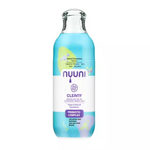 Nuuni - Cleany - Pielęgnujący Żel do Oczyszczania Twarzy i Oczu - 150ml