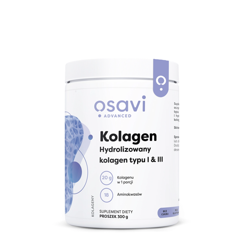 Osavi - Kolagen Hydrolizowany Typu I & III - Kolagen w Proszku - 300g