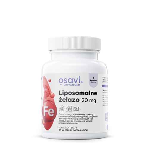 Osavi - Liposomalne Żelazo 20mg - 60 Kapsułek