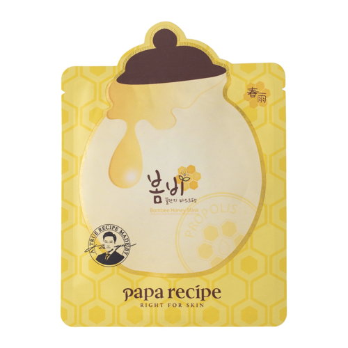 Papa Recipe - Bombee Honey Mask - Odżywcza Maska w Płachcie z Miodem - 1szt/25g