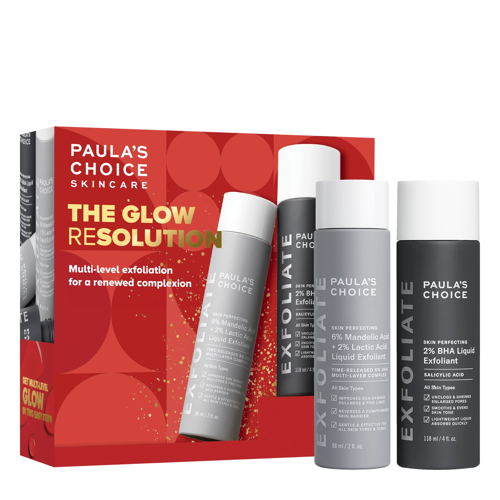 Paula's Choice - The Glow Resolution Holiday Box -  Zestaw Rozświetlający