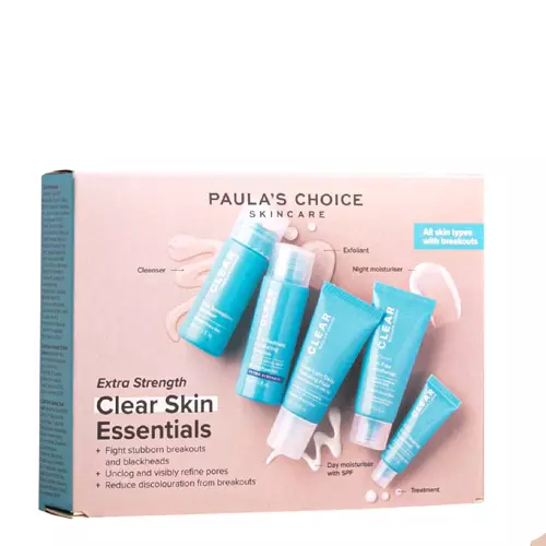 Paula's Choice - Trial Kit Clear Extra Strength - Zestaw Kosmetyków Złuszczających