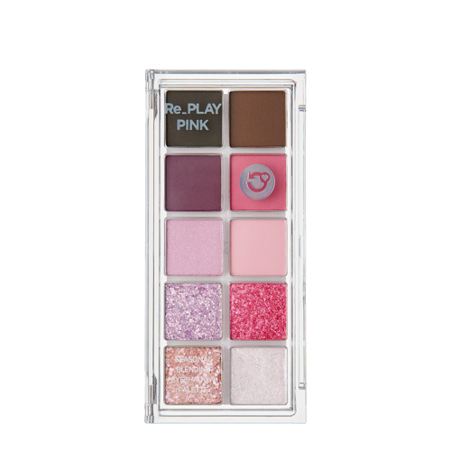 Peach C - Seasonal Blending Eyeshadow Palette - Paleta Cieni do Powiek - 03 Re_Play Pink - 6,4g