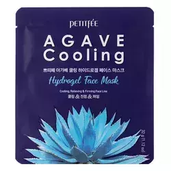 Petitfee - Agave Cooling Hydrogel Face Mask - Kojąco-Chłodząca Hydrożelowa Maska do Twarzy - 32g