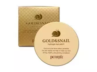 Petitfee - Gold & Snail Hydrogel Eye Patch - Hydrożelowe Płatki Pod Oczy - 30 kompletów