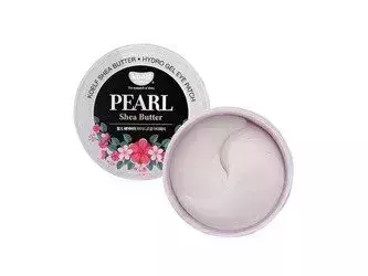 Petitfee - Koelf Pearl & Shea Butter Eye Patch - Hydrożelowe Płatki z Masłem Shea - 60szt