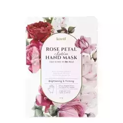 Petitfee - Koelf Rose Petal Satin Hand Mask - Maska do Rąk - 2szt.