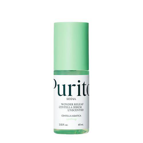 Purito Seoul - Wonder Releaf Centella Serum Unscented - Bezzapachowe Serum z Ekstraktem z Wąkroty Azjatyckiej - 60ml