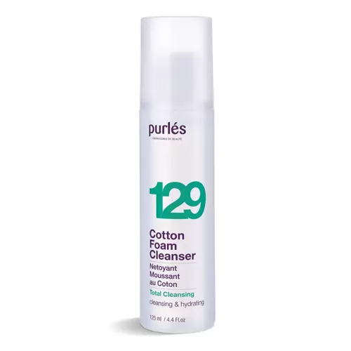 Purles - 129 - Cotton Foam Cleanser - Pianka Myjąca z Wyciągiem z Bawełny - 125ml