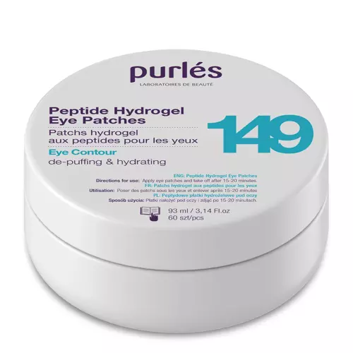 Purles - 149 - Peptide Hydrogel Eye Patches - Hydrożelowe Płatki Pod Oczy - 60szt.