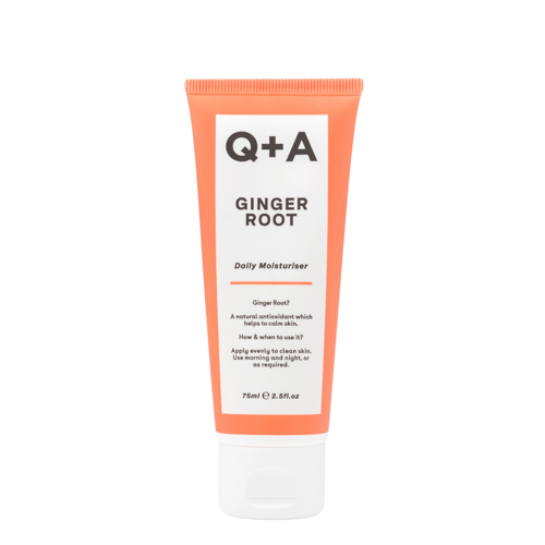 Q+A - Ginger Root - Daily Moisturiser - Przeciwbakteryjny Krem do Twarzy z Imbirem - 75ml