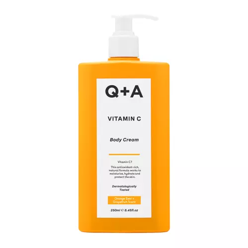 Q+A - Vitamin C Body Cream - Antyoksydacyjny Balsam do Ciała z Witaminą C - 250ml