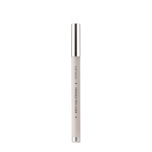 Rom&nd - Twinkle Pen Liner - Brokatowy Eyeliner w Pisaku - 01 Silver Flake - 0,5g