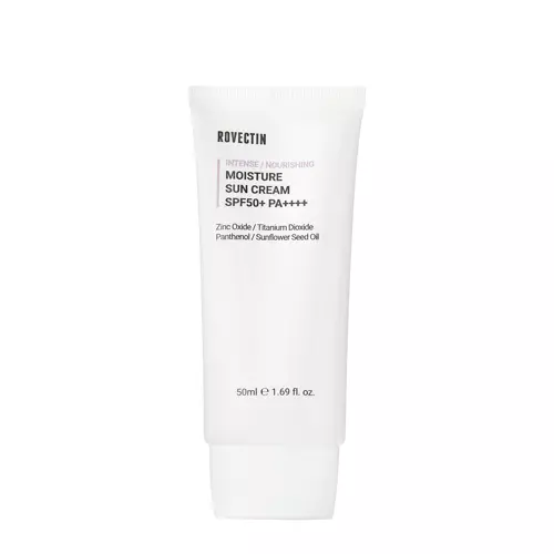 Rovectin - Intense Moisture Sun Cream SPF50+/PA++++ - Nawilżający Krem do Twarzy z Filtrem - 50ml