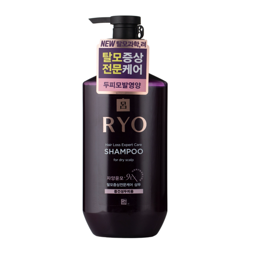 Ryo - Hair Loss Expert Care 9EX Shampoo For Dry Scalp - Szampon Przeciw Wypadnaiu Włosów - 400ml