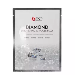 SNP - Diamond Brightening Ampoule Mask - Diamentowa Maska w Płachcie - 25ml