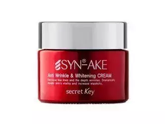 Secret Key - SYN-AKE Anti Wrinkle & Whitening Cream - Przeciwzmarszczkowy Krem do Twarzy - 50g