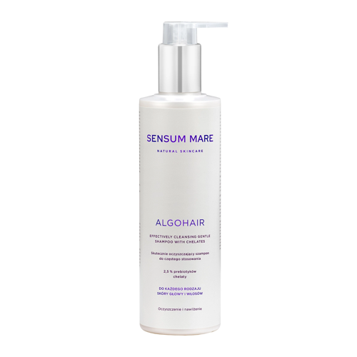 Sensum Mare - Algohair - Effctively Cleansing Gentle Shampoo with Chelates - Skutecznie Oczyszczający Szampon do Częstego Stosowania - 250ml