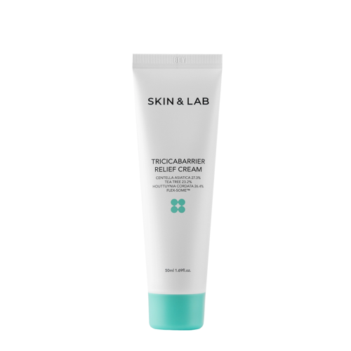 Skin&Lab - Tricicabarrier Relief Cream - Kojący Krem do Twarzy z Wąkrotą Azjatycką - 50ml