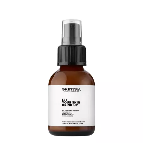 SkinTra - Let Your Skin Drink Up - Prebiotyczny Krem Nawilżający - Butelka 50ml