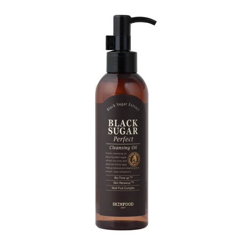 Skinfood - Black Sugar Perfect Cleansing Oil - Oczyszczający Olejek do Twarzy - 200ml