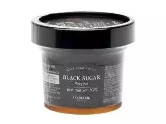 Skinfood - Black Sugar Perfect Essential Scrub 2X - Maska Peelingująca z Brązowym Cukrem - 210g