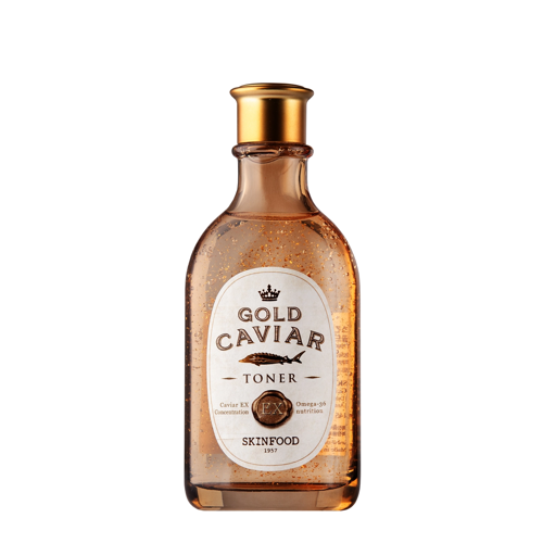 Skinfood - Gold Caviar EX Toner - Przeciwzmarszczkowy Tonik do Twarzy - 145ml