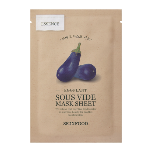 Skinfood - Sous Vide Mask Sheet Eggplant - Nawilżająca Maska do Twarzy w Płachcie - 1szt/20g