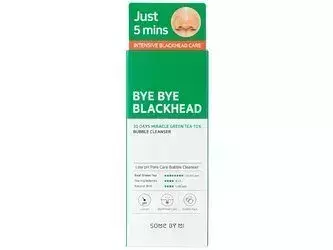 Some By Mi - Bye Bye Blackhead 30 Days Miracle Green Tea Tox Bubble Cleanser - Oczyszczająca Pianka do Mycia Twarzy z Wyciągiem z Zielonej Herbaty - 120ml