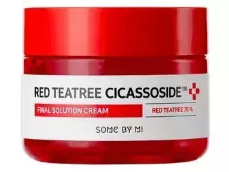 Some By Mi - Red Teatree Cicassoside Final Solution Cream - Krem do Skóry Wrażliwej i Problematycznej na Bazie Czerwonego Drzewa Herbacianego - 60ml