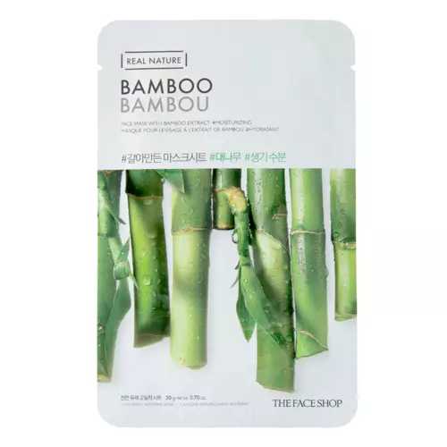 The Face Shop - Real Nature Mask Bamboo -  Maska w Płachcie z Ekstraktem z Bambusa - 20g