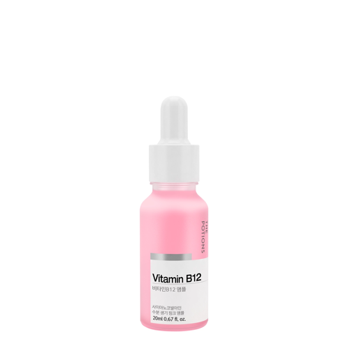 The Potions - Vitamin B12 Ampoule - Antyoksydacyjne Serum do Twarzy z Witaminą B12 - 20ml