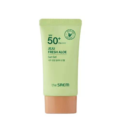 The SAEM - Jeju Fresh Aloe Sun Gel - SPF50+ PA++++ - Ochronny Krem do Twarzy z Aloesem - 50g - OUTLET