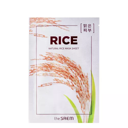 The Saem - Natural Rice Mask Sheet - Ryżowa Maska w Płachcie - 21ml