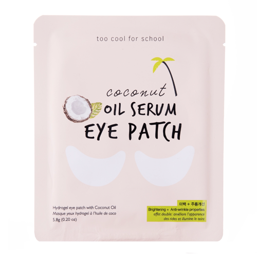 Too Cool for School - Coconut Oil Serum Eye Patch - Odżywcze Płatki pod Oczy - 1 para x 5,5g