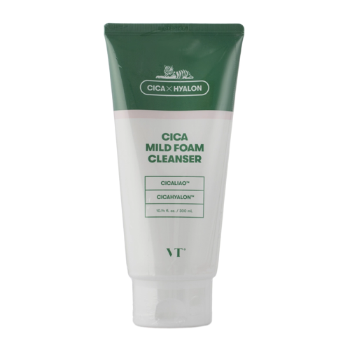 VT Cosmetics - Cica Mild Foam Cleanser - Oczyszczająca Pianka do Twarzy z Wąkrotą Azjatycką - 300ml