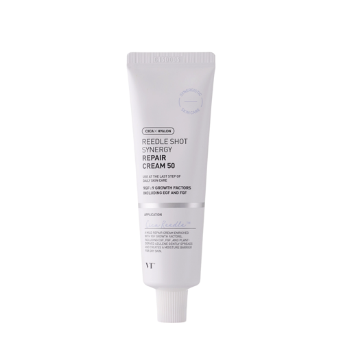 VT Cosmetics - Reedle Shot Synergy Repair Cream 50 - Regenerujący Krem do Twarzy z Azulenem - 50ml