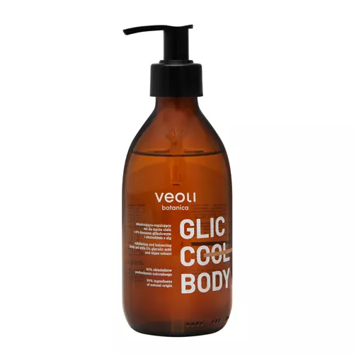Veoli Botanica - Glic Cool Body - Złuszczająco-Regulujący Żel do Mycia Ciała - 280ml