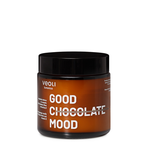 Veoli Botanica - Good Chocolate Mood - Wegańska Świeca do Masażu - 100ml